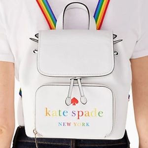 Kate Spade darcy flap rainbow backpack
WHITE DOVE